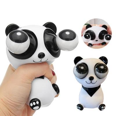 Panda écrase jouet yeux éclatants rotatif TPR drôle doux soulagement du Stress accessoire bel Animal
