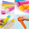 6Pcs Silicone Popsicle Mold Reusable Popsicle Mold Summer Popsicle Manufacturer Quickly Freezes Self-sealing Popsicle Tube