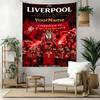 Liverpool Custom Ditt Navn Vægdekoration Vægtæppe Kunst Til Kæledyr Mindesmærke Fødselsdag Bryllupsfest Baggrund Familiegave