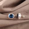 London Blue Topaz Jewelry, 925 Solid Sterling Silver Earrings, Handmade Gemstone Jewelry Earrings For Memorial Day