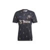 Manchester United Soccer Jerseys Men's Black Moderate HT4307