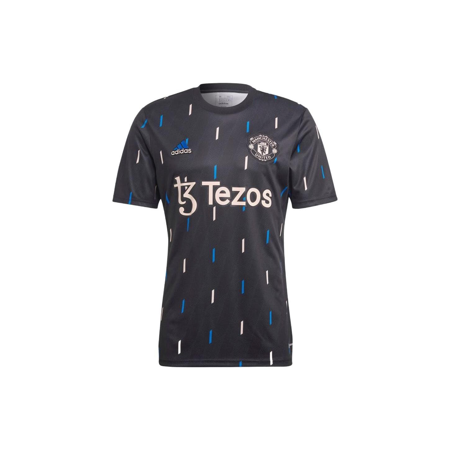 Adidas Manchester United Soccer Jerseys Men s Black Moderate HT4307 L