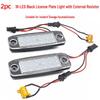 2-Pack 18-LED Black License Plate Lights for 2010-2013 Hyundai Sonata with External Resistor