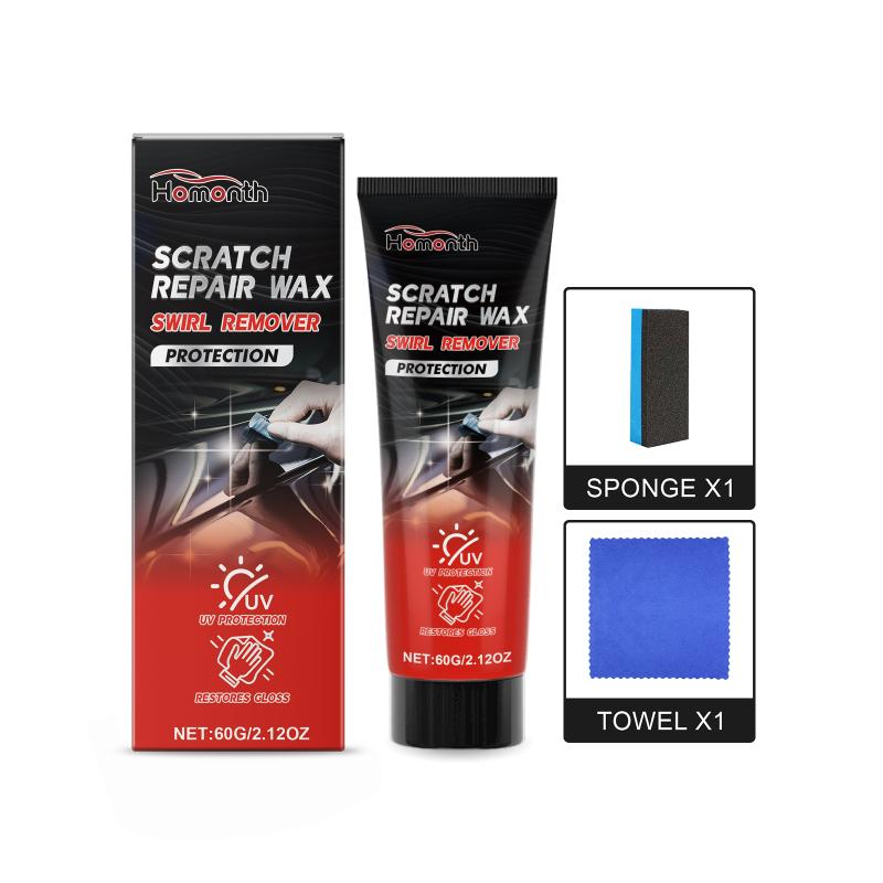 Car Paint Repair Wax Restores Gloss Polishes and Repairs Minor Scratches Convenient for Car Owners DIY at Home