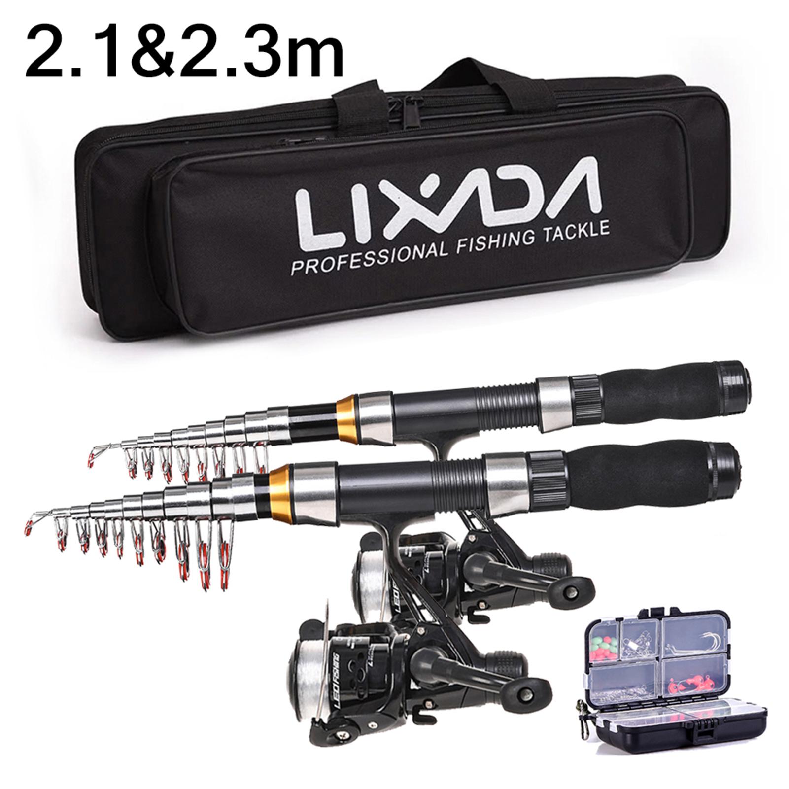 LIXADA Carbon Fiber Rod Pole Spinning