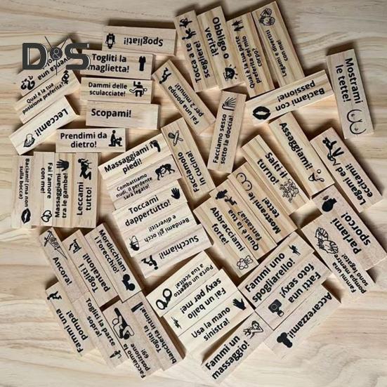 Dejting Klossar Torn Set Vuxna Utmaningar Stapelbart Byggklossar Set Klosstorn Staplingsspel för Par Dejtkväll