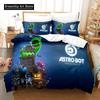 3D Print Anime Astro Bot Bedding Set Single Twin Full Queen King Size Bed Set Adult Kid Bedroom Duvet Cover Sets Home Textiles