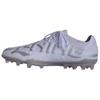 Li Ning Sharp MG Artificial Turf Natural Anti-Slip Wear-Resistant Soccer Shoes Unisex Soccer Shoes White Silver YSFV037-3