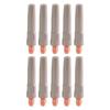 Non-Stick MIG Welding Tips 10PCS, 45X0.8Mm, Metal Torch Accessories For 15AK Welding Units