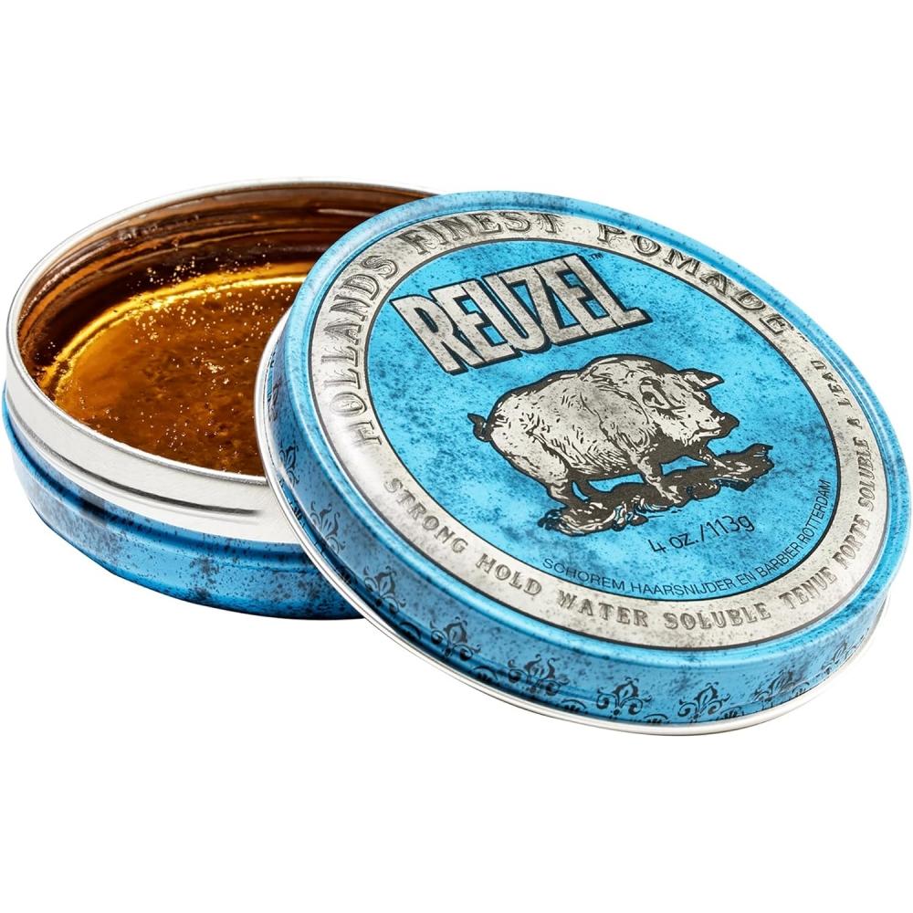 

Rouzo REUZEL STRONG HOLD HIGH SHEEN STRONG HOLD ВОДОРАСТВОРИМЫЙ ВОСК ДЛЯ ВОЛОС 113 г BLUE POMADE 113 г