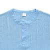 Mens Casual Breathable Loose Short Sleeve Henley Summer T Shirt