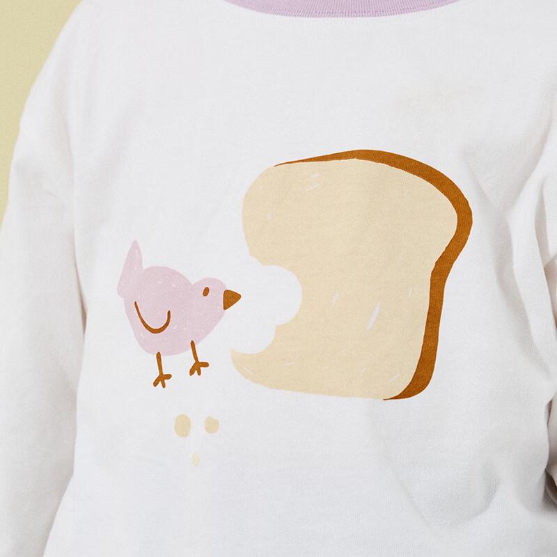 Papa Crawl Kids' Animal Print Long Sleeve Cotton T-Shirt