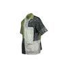 Kenzo Shirts Men's Green Cuban Collar Moderate Shirt FC55CH1449F5-56