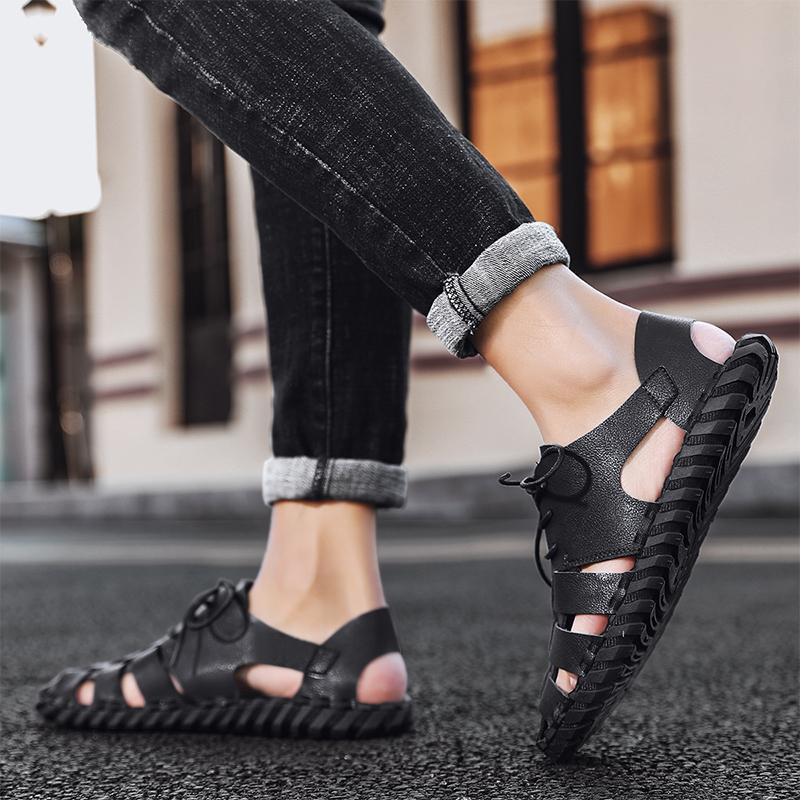 Fashion Summer Men's Shoes Brand Designer Luxury Style Formal and Casual Party Daily Office Handmade Quality Shoes Black Classi