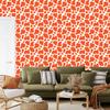 Cow Patches Wallpaper Peach, White and Cream for Living Room and Bedroom 50x1000