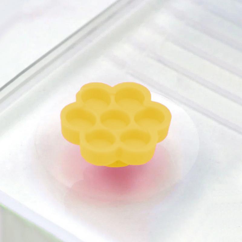 100Pcs Honeycomb Plum Blossom Shaped Grafting Eyelash Delay Cup Eyelashes Glue Holder Eyelash Extension Makeup Supplies