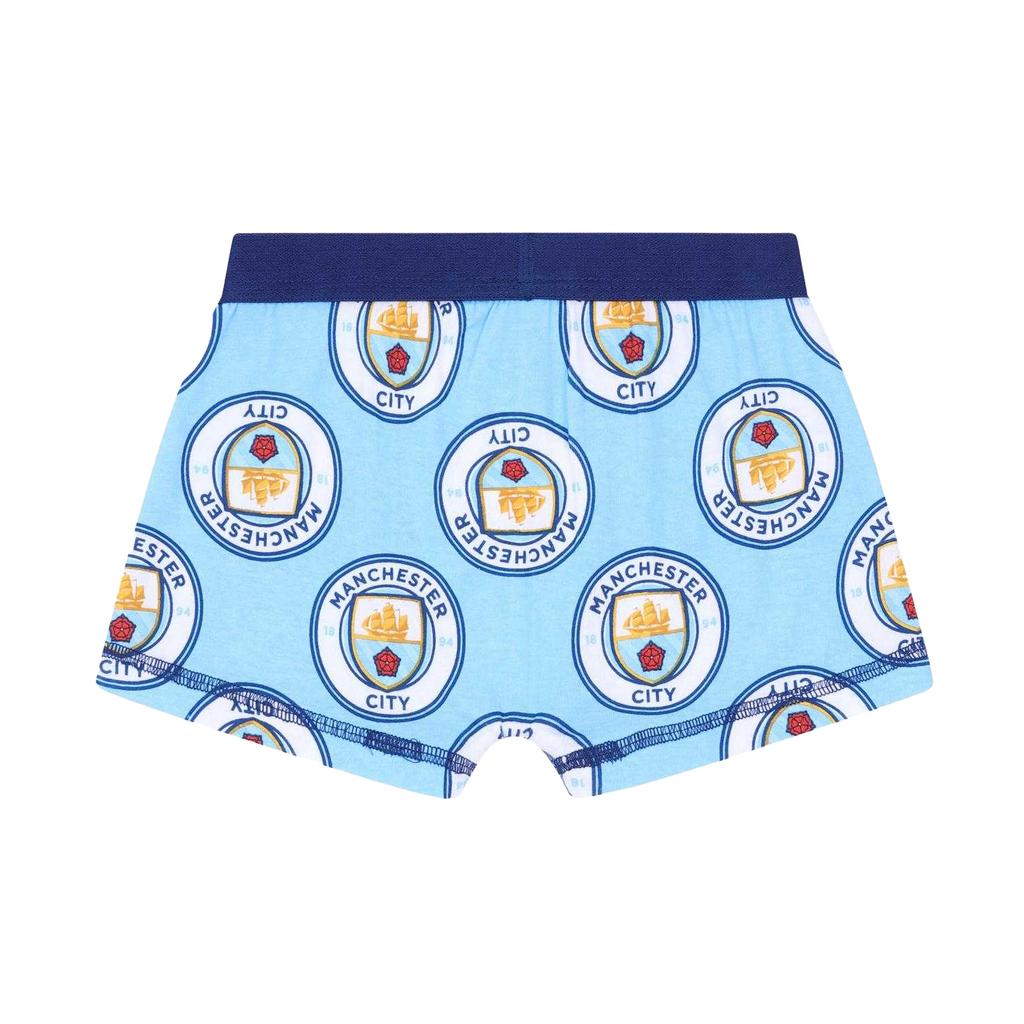 Manchester City FC Boys Crest Top & Shorts Set