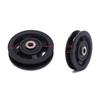 1Pc 90Mm Black Iron Core Bearing Pulley Wheel Cable Gym Equipment Part Wearproof