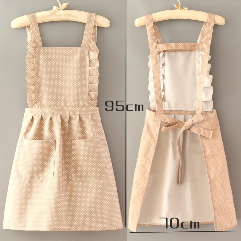 Japanese Style Oil-Proof Women's Apron for Manicure, Catering, and Cooking - Summer Work Uniform