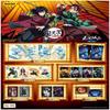 New Demo Slayer: Kimetsu No Yaiba Infinite City Edition Card Official Genuine Anime Peripheral Collection Toy Card