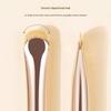 Crescent Eyeliner & Eyeshadow Brush - Angled Makeup Tool for Lower Eyelid & Aegyo Sal.