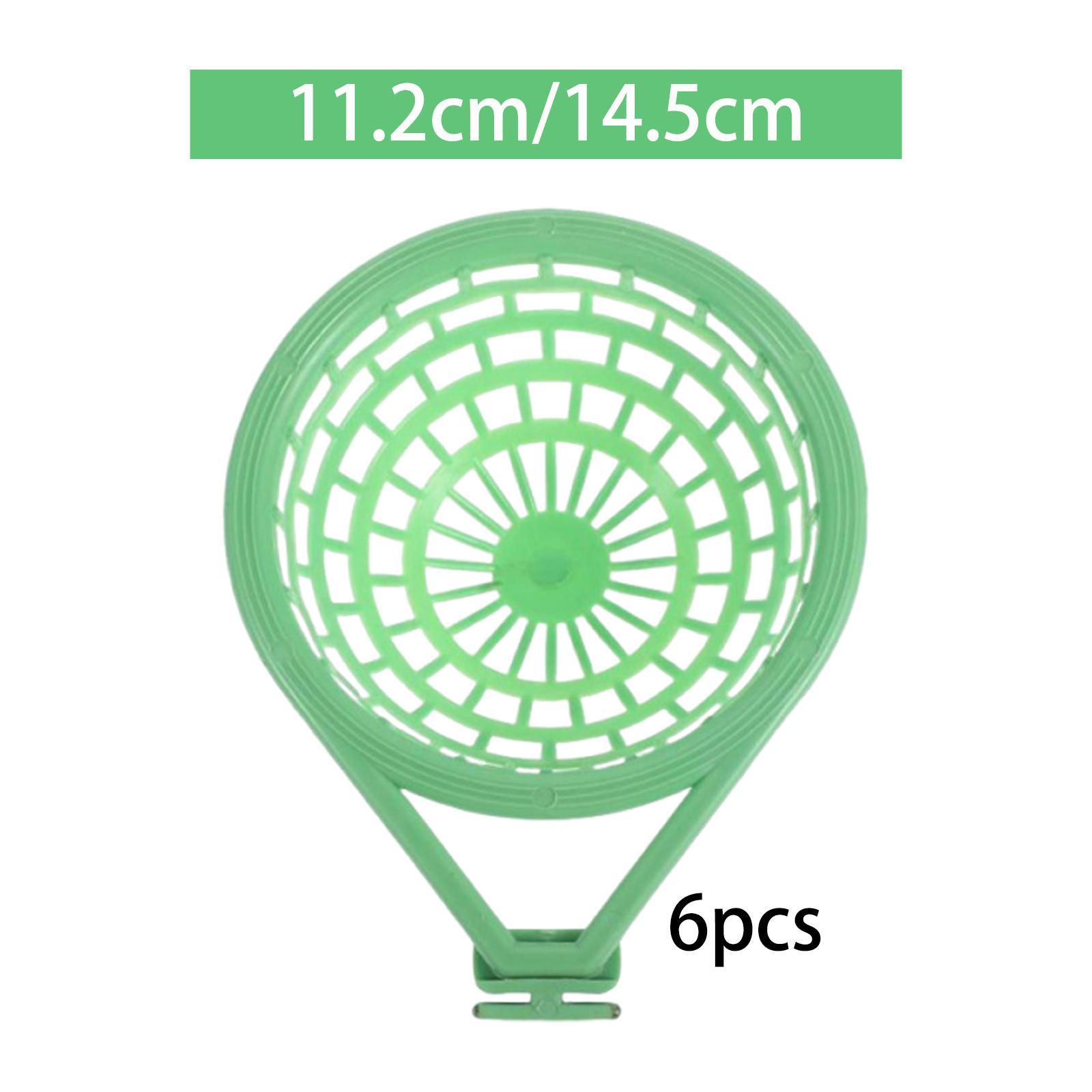 

6 Pieces Bird Nest Practical Pet Supplies Sturdy Green,Hollow Canary Nest Pigeon Nest Storage Container for Outdoor Use Home S