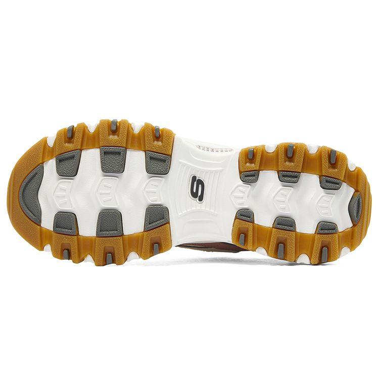 Skechers DLites 1.0 Tè al Latte Orso Tessuto Pelle Sintetica Comodo Versatile Ammortizzante Resistente all'Usura Mid Top Scarpe da Papà 11947-NTPH