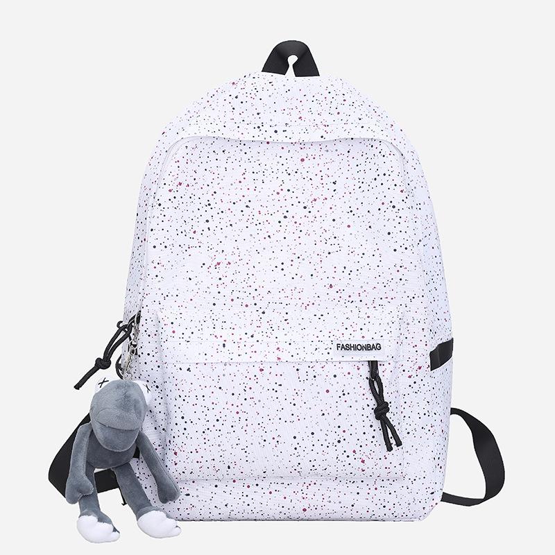 

School bag male college student, simple Japanese ins high school junior high school student sports backpack middle school student computer backpac single package