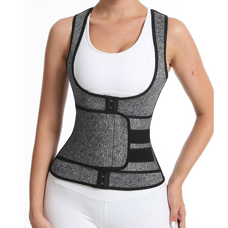 Women High Waist Tight Zipper Waist Trainer Tummy Control Body Shaper