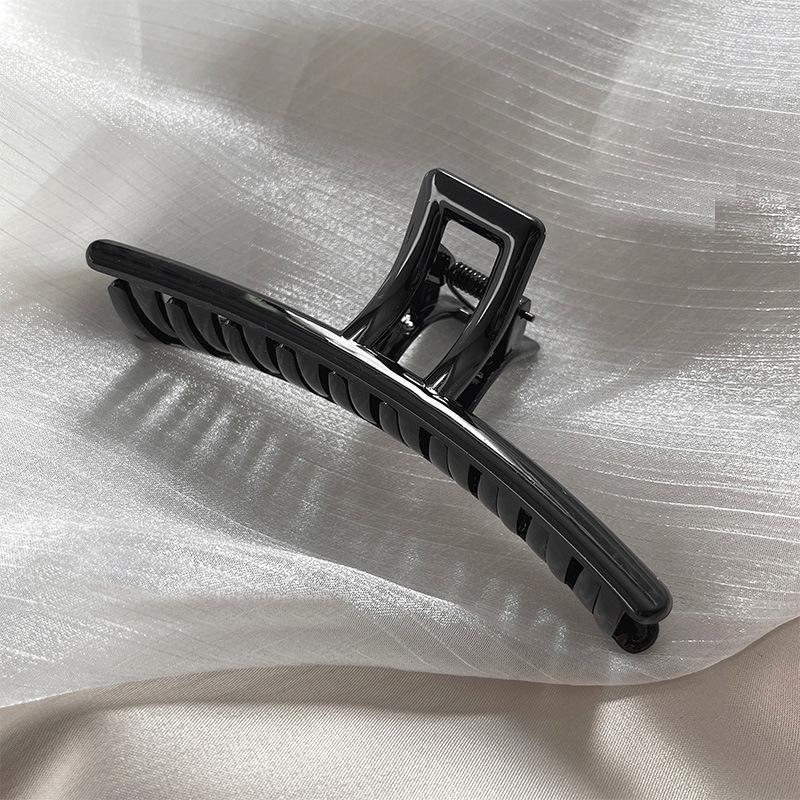 Nya Enkla Stora Enords Hårklämmor för Kvinna Mode Akryl Hajklämma Tvätta Ansiktet Hårklämmor Hårnålar Håraccessoarer