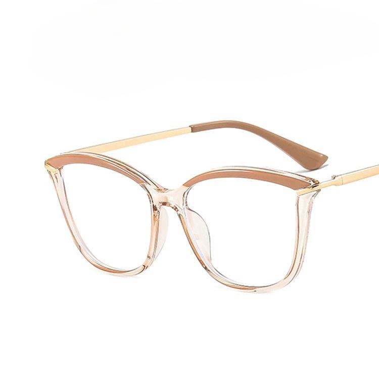 Anti-blue Light Glasses Women Stylish Photo Shoot Trendy Eye Glasses Frame