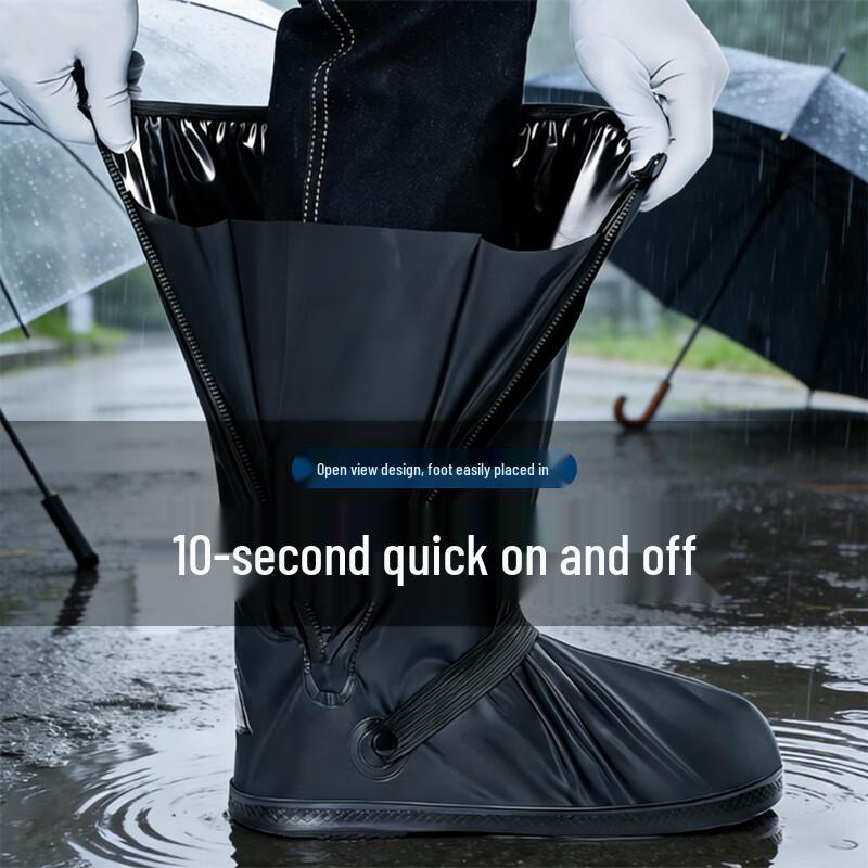 Andatong PVC Waterproof Anti-Slip Rain Boot Covers