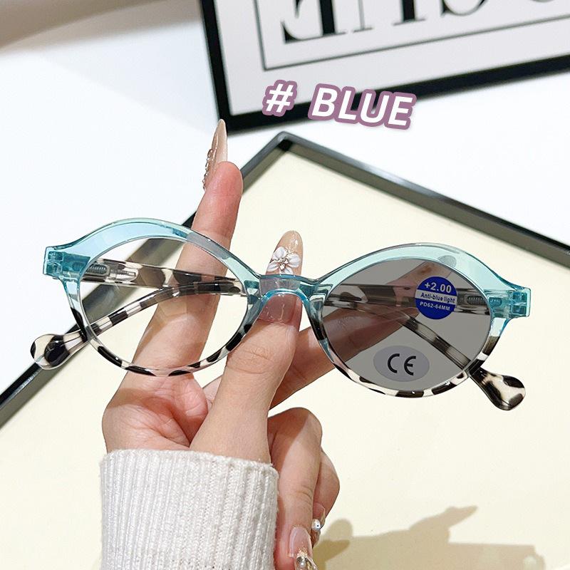 Lunettes de lecture à lumière bleue changeante bloquant la lumière pour femmes Tendance Élégantes Photochromiques Presbytie Mode Décontracté Hypermétropie Hommes