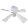 Ceiling Fan Light Dimmable 3 Color Temp 3 Wind Speed 1H 2H 4H Timer E26 Small Fan Lamp with Remote for Bedroom Kitchen