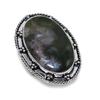 Natural Moss Agate Gemstone Handmade 925 Sterling Silver Ring Size 7.5 I6i28