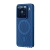Xiaomi 15 Pro Frosted Magnetic Phone Case for Redmi K80, Honeycomb Mesh Design, Breathable Heat Dissipation, PC Material.