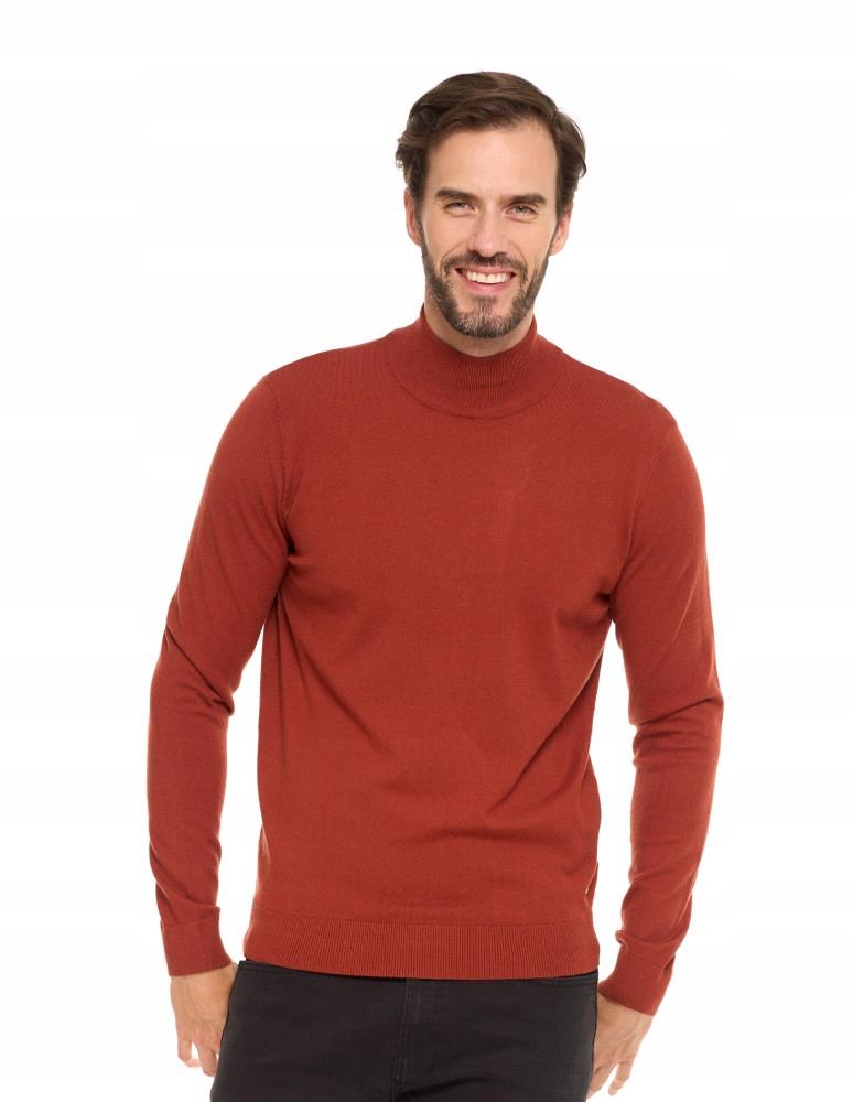 Men's Sweater Elegant Classic Turtleneck Fashionable Long Sleeve MORAJ S beige