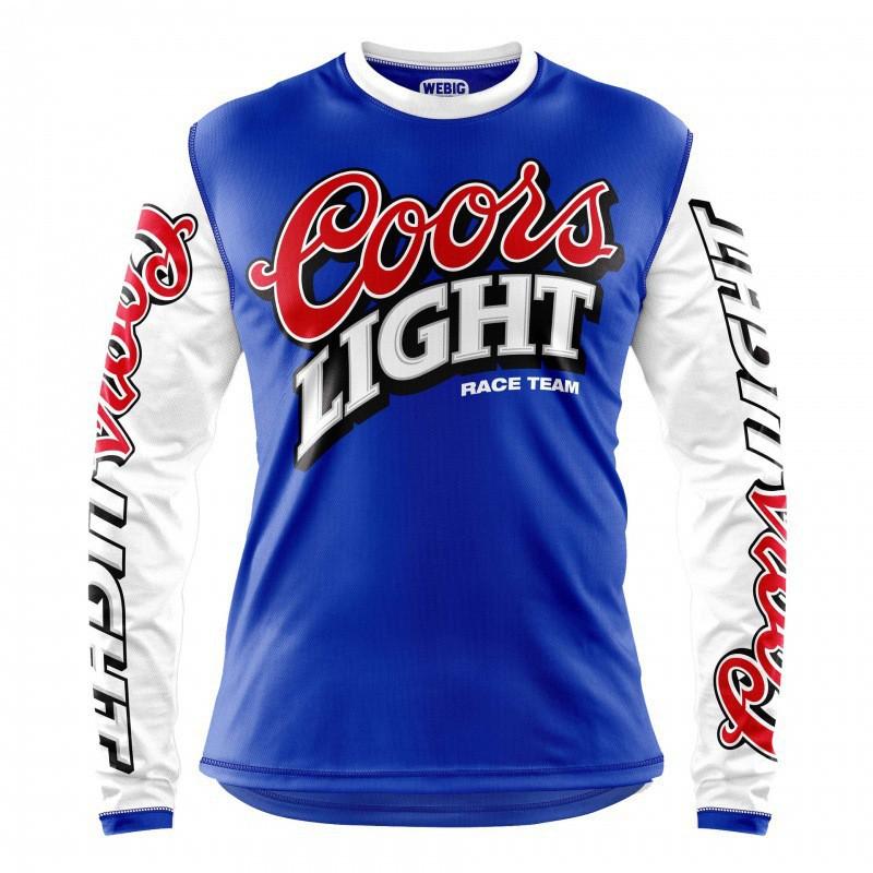 Mens Quick-Dry Long Sleeve Cycling Jersey Mountain Bike Off-Road Riding Sports Outdoor Activities
