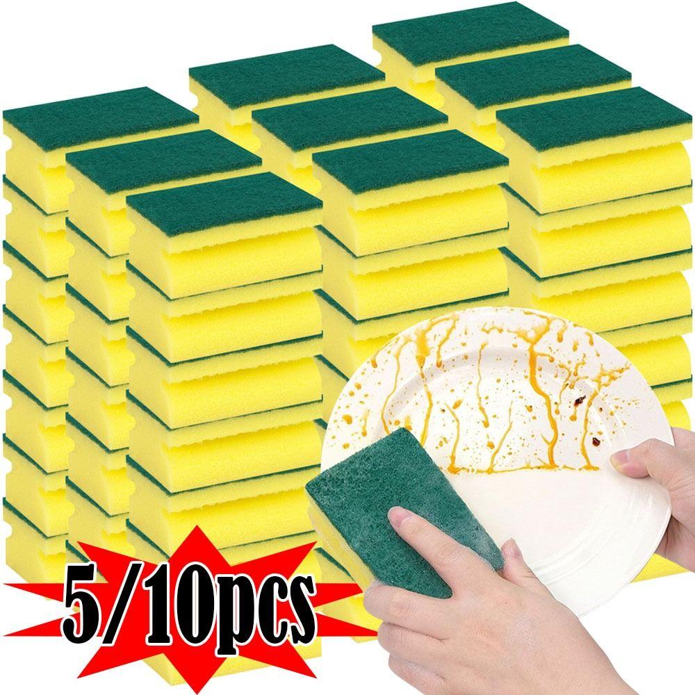 Perie de curățat cu două fețe Reutilizabilă Curăță Frecare Durabilă Pad de curățat Curățare gospodărească
