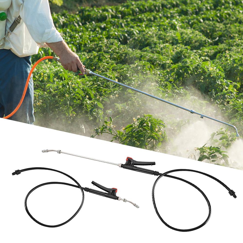 Spray Watering Rod Adjustable Nozzle Stainless Steel Pipe Car Plants Sprayer Gardening Outdoor Tree Washing Watering Hangin W3M2