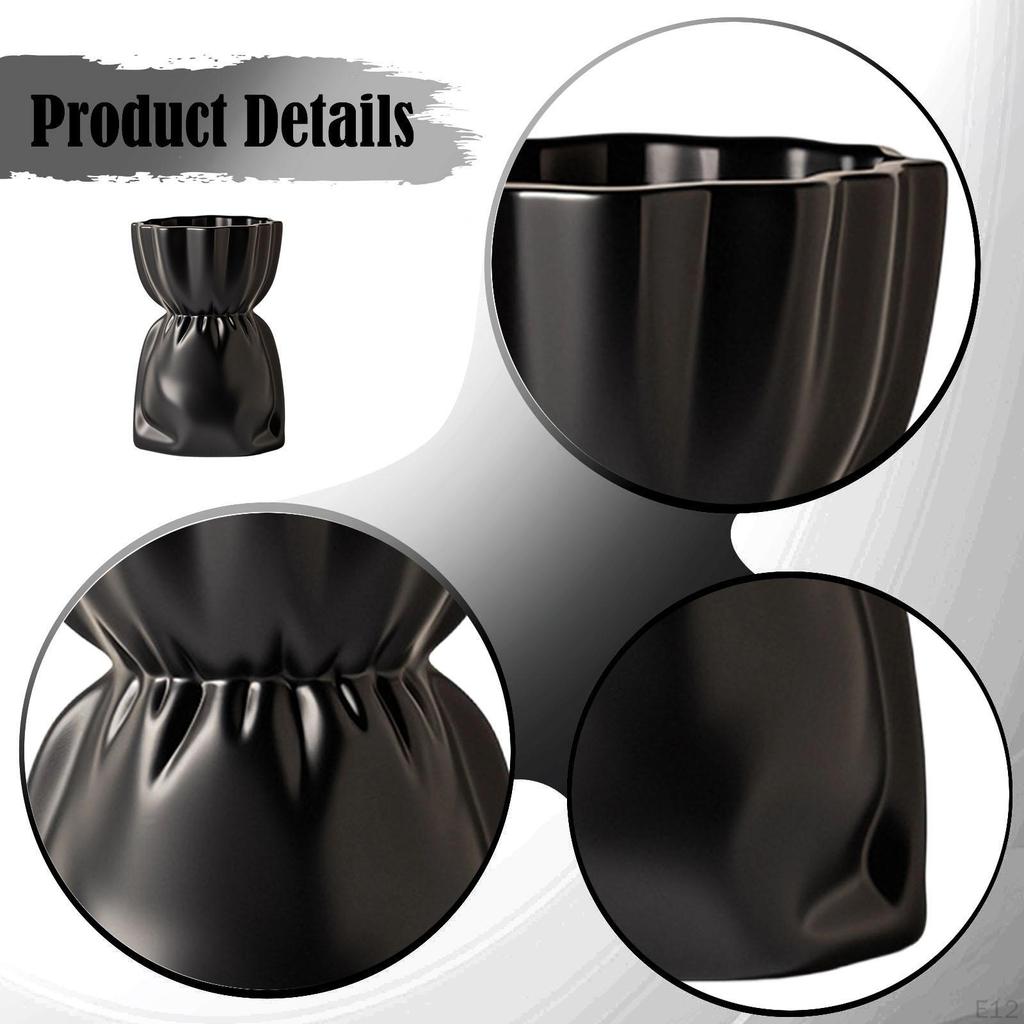Decorative Vase Modern Ornament Aesthetic Minimalist Plant Pot for Home Entryway Indoor Wedding