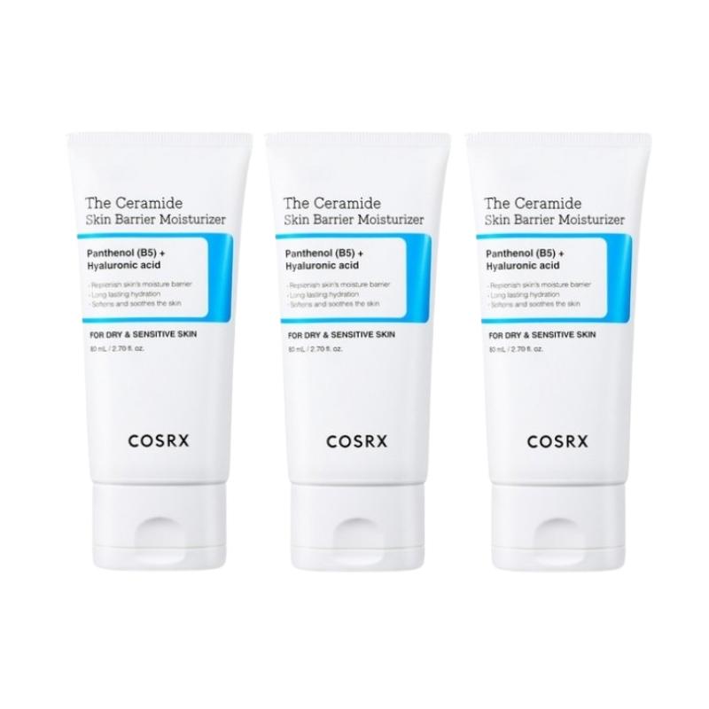 COSRX Ceramid Hautbarriere Feuchtigkeitscreme 80ml – Tiefenwirksame Feuchtigkeitspflege für die Barriere, Beruhigung empfindlicher Haut, Geschmeidige Reparaturcreme