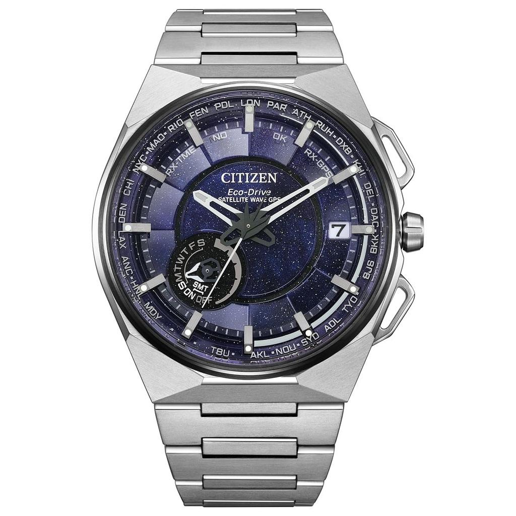 CITIZEN CREATIVE LAB GPS Satellite Satellite Wave Eco-Drive Radio-Controlled Watch, X, Men's Watch, CC3097-52L