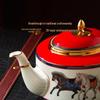Auratic Success Horse Ceramic Tea & Coffee Set