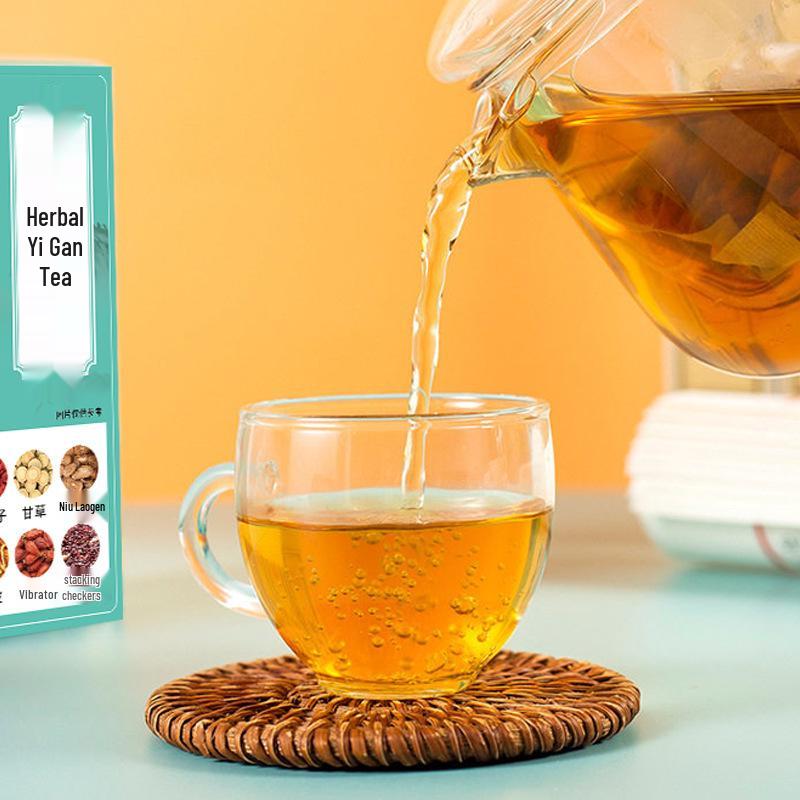 Herbal Liver Support Tea with Cassia Seed, Goji Berry, Kudzu Root, Burdock Root, and Gardenia Regular Size