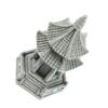 Multifunctional Gardening Sandstone Pagoda Pagoda Garden Miniature Sculpture  Aquarium Hiding Cave
