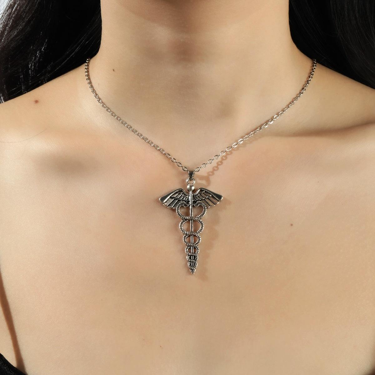 

Длинное ожерелье-свитер, ожерелье в стиле панк-хип-хоп, цепочка-свитер с подвеской из сплава