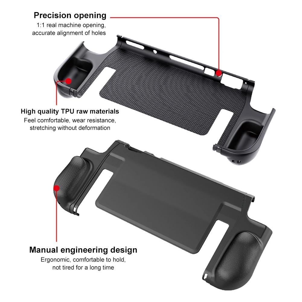TPU Case for Nintendo Switch 2 Protective Case Sleeve Shockproof for Switch 2 Ergonomic Handle Grip Cover with Stand
