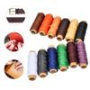 12pcs 55 Yards Per Spool Leather Sewing Thread 150D Braided Flat Thread  Basketry