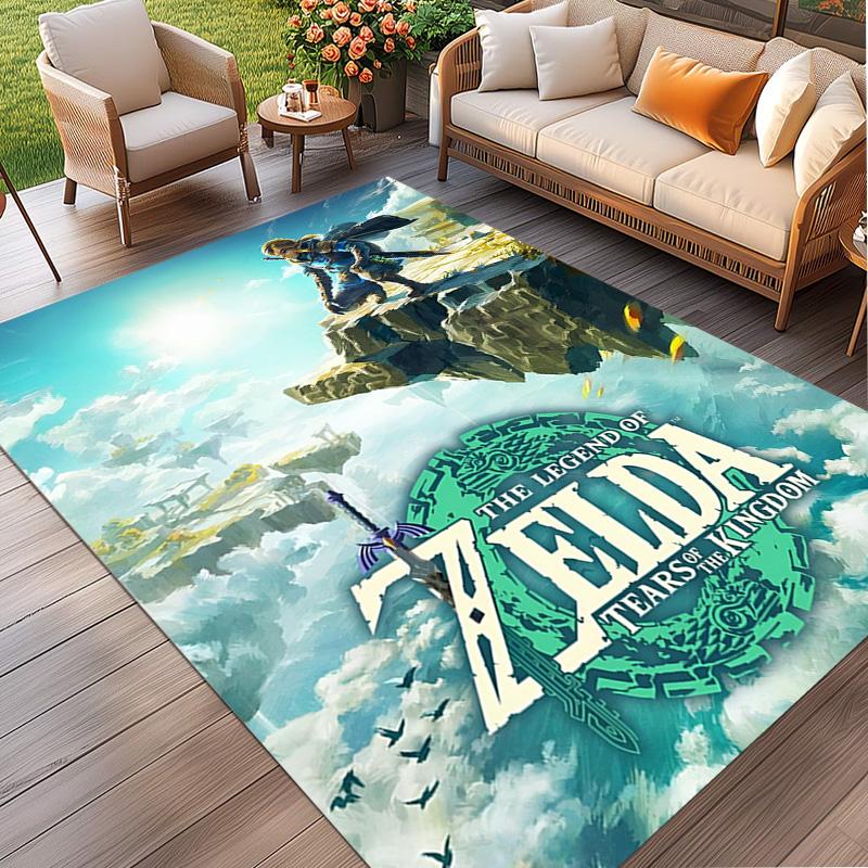 Video Games Print Rug, Washable Floor Carpet, For Entryway Dorm Laundry Room Office Study, Home Decor Birthday Christmas Gift